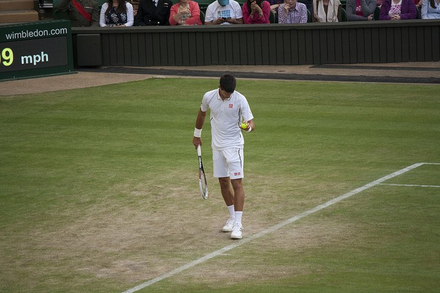 Djokovic serve Djokovic serve