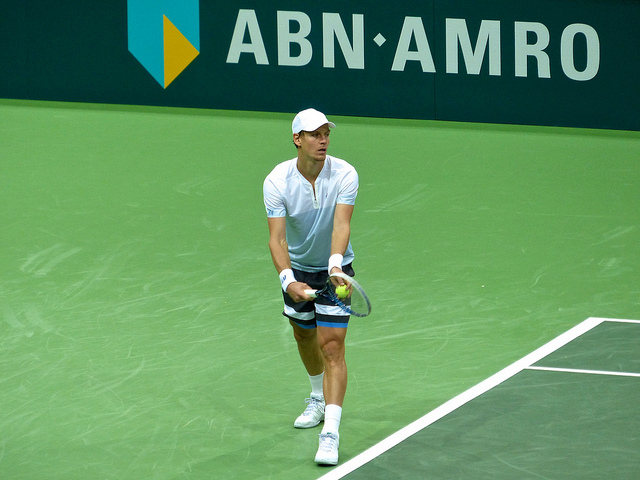 Tomas Berdych body serve