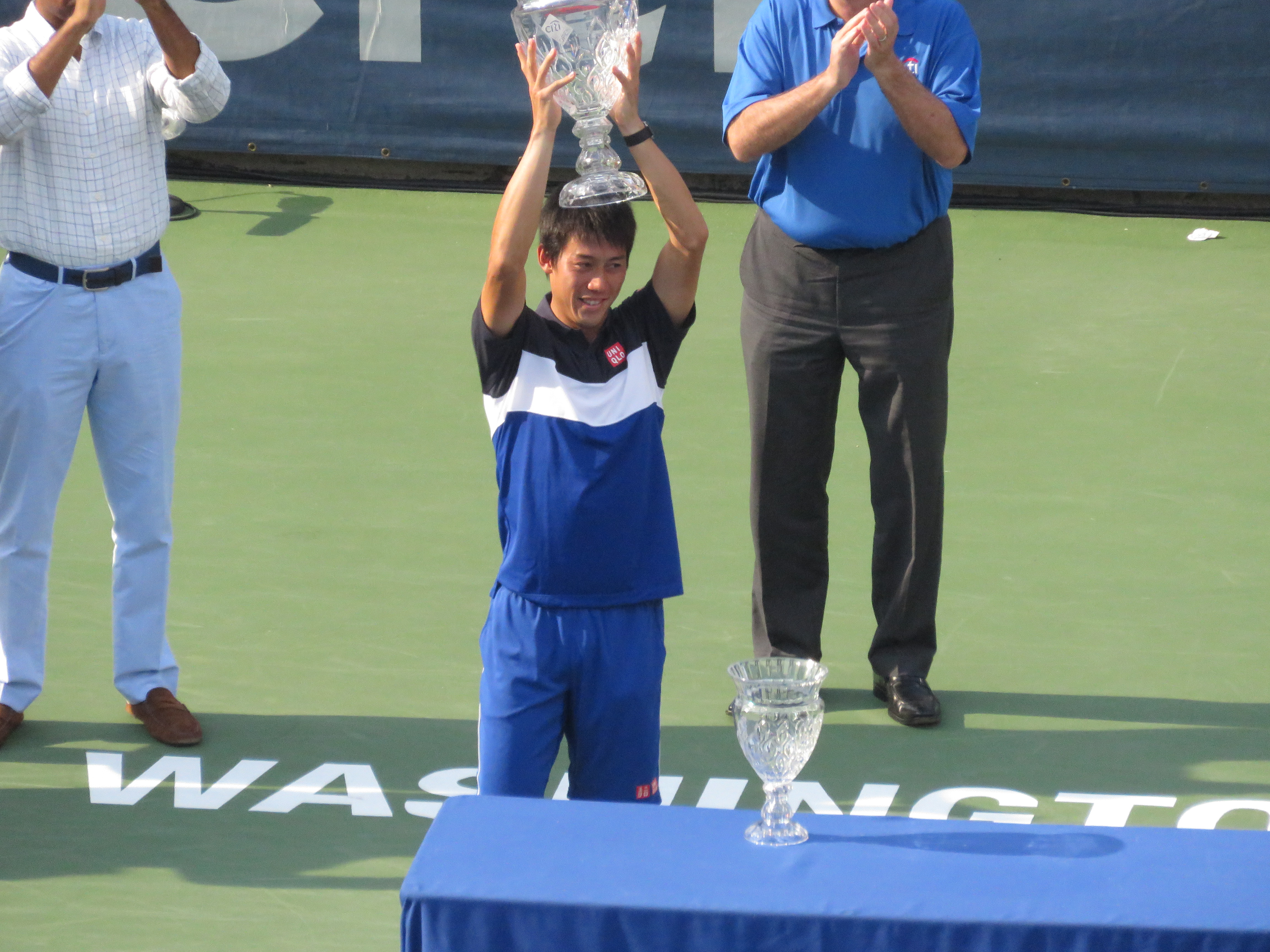 Kei Nishikori Wins 2015 Citi Open Title