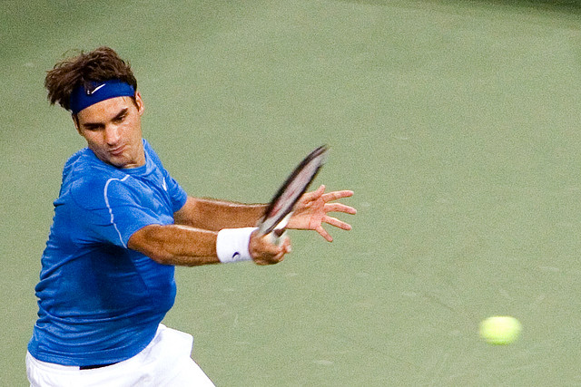 Roger Federer Forehand