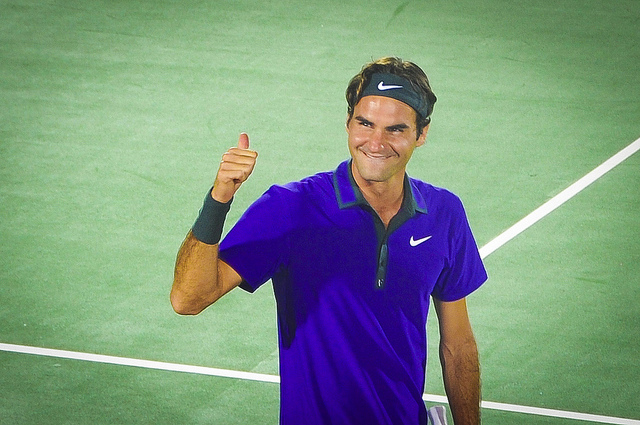 Roger Federer Thumbs Up Puns