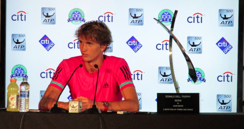 Citi Open 2018: Alexander Zverev Championship Press Conference
